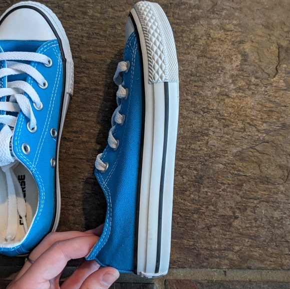 Blue Danube Low Top Kids Converse Youth size 1 - Picture 6 of 11